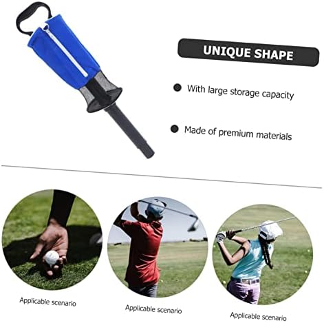 Blue Golf Ball Collector Tube Large Storage Lightweight Detachable - Image 2