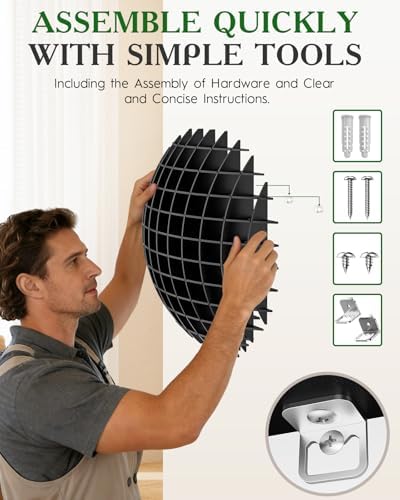 Wall Mount Golf Ball Display Case Golf Ball Display Rack Holds 78 Balls - Image 6