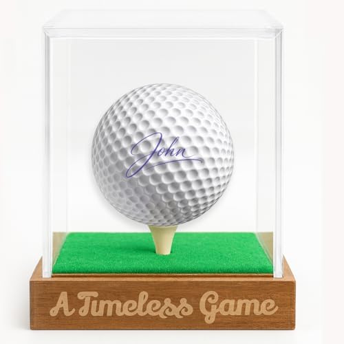 Personalized Golf Ball Display Case by sinfinate