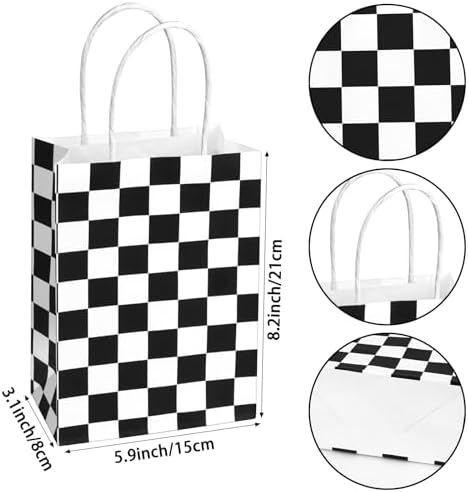 Hxezoc 12 Pieces Race Car Gift Bags - Image 2