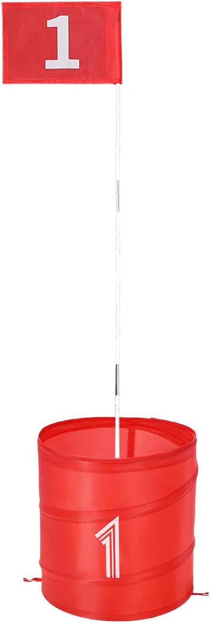 VEVOR Backyard Golf Game, 9 Hole Golf Course, Golf Game Practice Games, Golf Chipping Game for Family, Adults and Kids, Portable Outdoor Yard Golf Game for Lawn, Yard, Camping, Park, Beach
