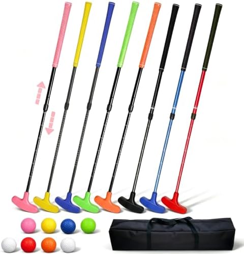 8 Pack Golf Putters for Men Women –Two-Way Mini Golf Putter Set by Unknown