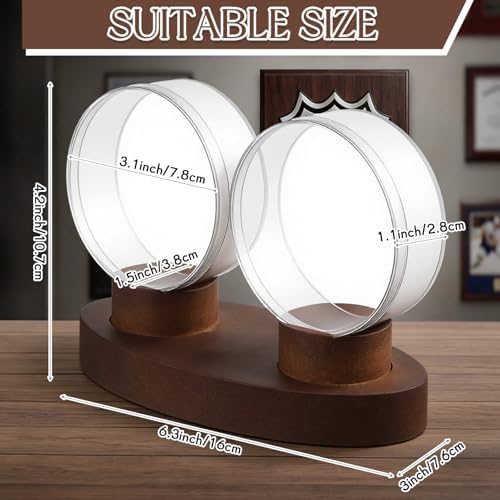 Weysat Hockey Puck Display Case 2 in 1 Hockey Puck Holder - Image 2