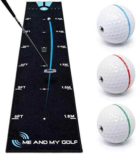 ME AND MY GOLF Breaking Ball Putting Mat by MeAndMyGolf