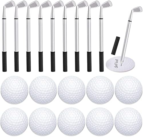 Estune 12 Set Golf Party Favors Include Club Pens Ball Sticky Notes by Estune
