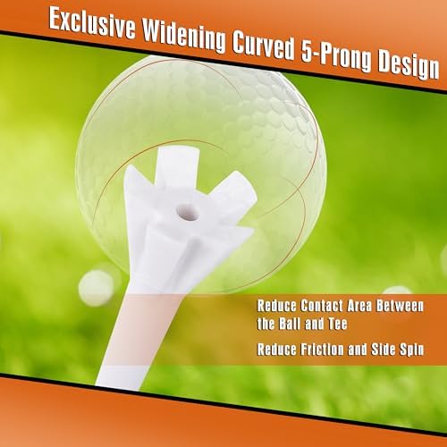 Professional Plastic or Wood or Rubber Golf Tees, Enhanced Durability & - Image 2