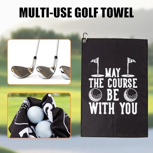TUYUU Funny Printed Golf Towels Microfiber Gifts - Image 4