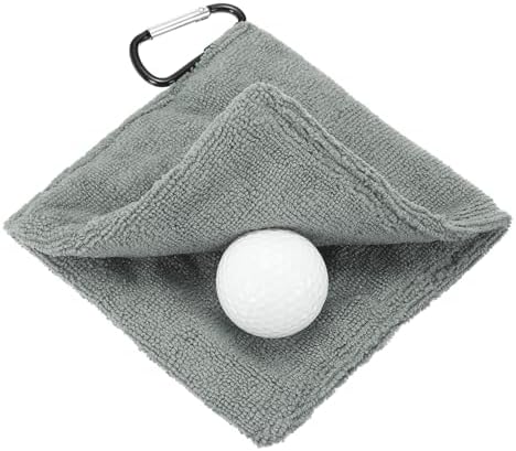 Small Microfiber Golf Towel, Pocket Golf Ball Towel by YELARXI