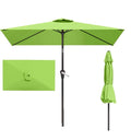 6.5' x 10' Rectangular Patio Umbrella Large Outdoor Market Umbrella w/UV by PatioKingdom
