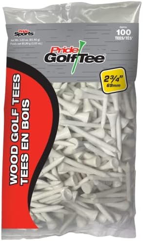 Pride Golf Tee, 2-3/4 inch Deluxe Tee by PrideGolfTee