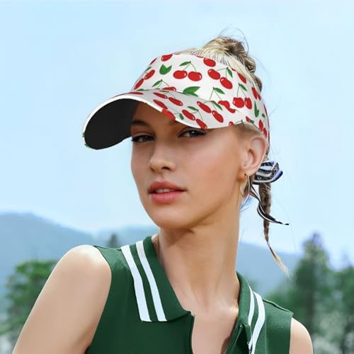 Sports Sun Visor Hats Adjustable Men Women Lightweight Packable Cooling Empty - Image 5