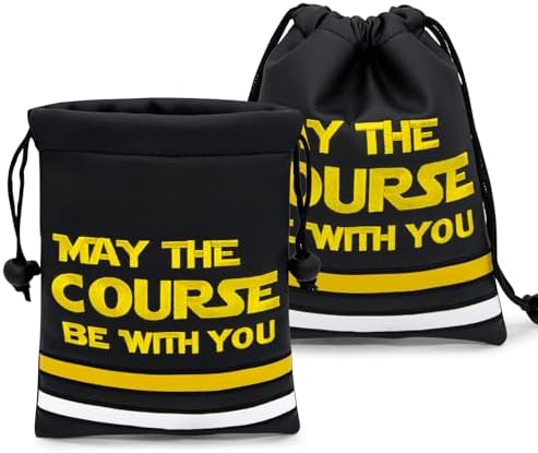 Golf Valuables Pouch Bag with Drawstrings Closure - Image 5