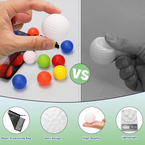 Coopay 72/150/300 Pack Practice Golf Balls, 42mm Plastic Golf Training Balls - Image 3