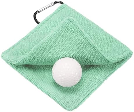 Small Microfiber Golf Towel, Pocket Golf Ball Towel by YELARXI