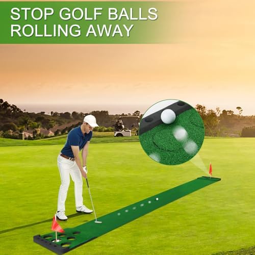 Golf Putting Game Set, Indoor Putting Green Mat - Image 3