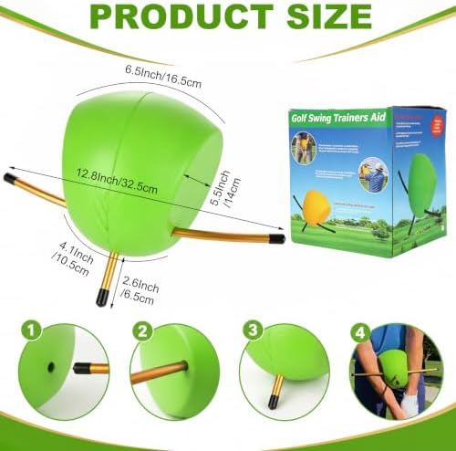 ASelected Golf Training Aid 3-Piece PU Golf Connection Ball - Image 2