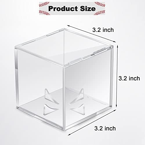 18 Pcs Baseball Display Case, 3.15 Inches - Image 2