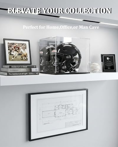Full Size Football Helmet Acrylic Case - Image 4