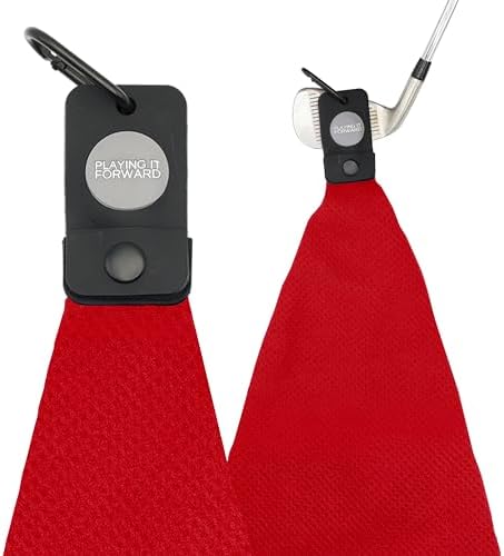 Magnetic Golf Towels for Golf Bags by PlayingItForward
