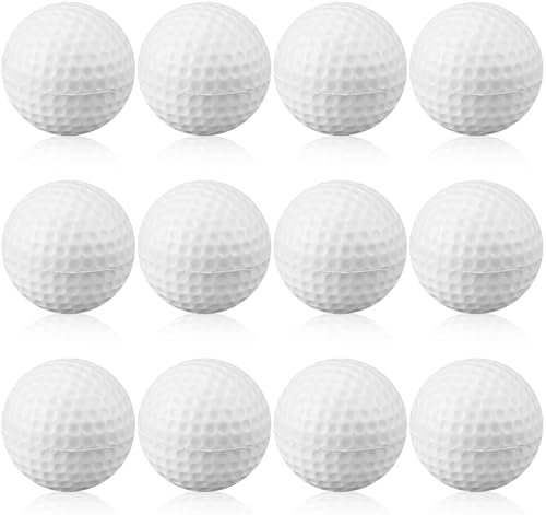 12 Pcs Foam Golf Practice Balls Soft Foam Balls by Unknown