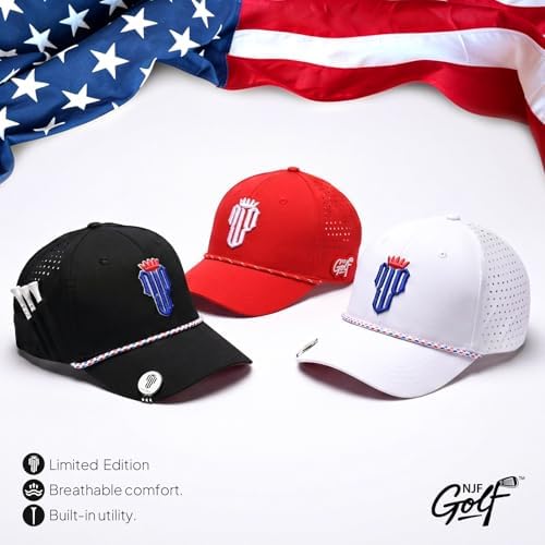 NJF Golf Performance Hats for Men - Image 2