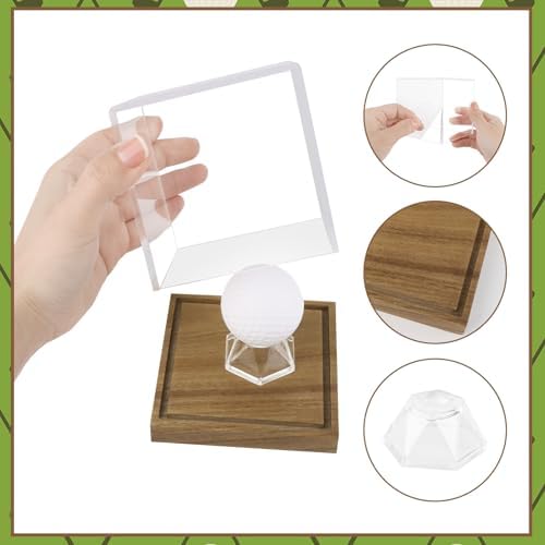 Clear Acrylic Golf Ball Display Case - Image 7
