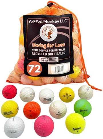 Golf Ball Monkey Hit Away Used Golf Balls Bulk by GolfBallMonkey