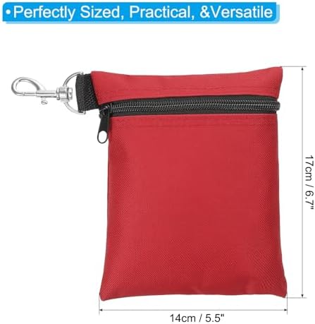 PATIKIL Golf Tee Pouch, Zipper Golf Ball Bag - Image 2