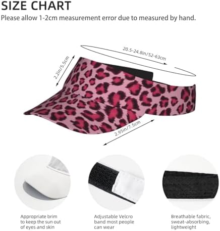Sports Sun Visor Hats Adjustable Men Women Lightweight Packable Cooling Empty - Image 3