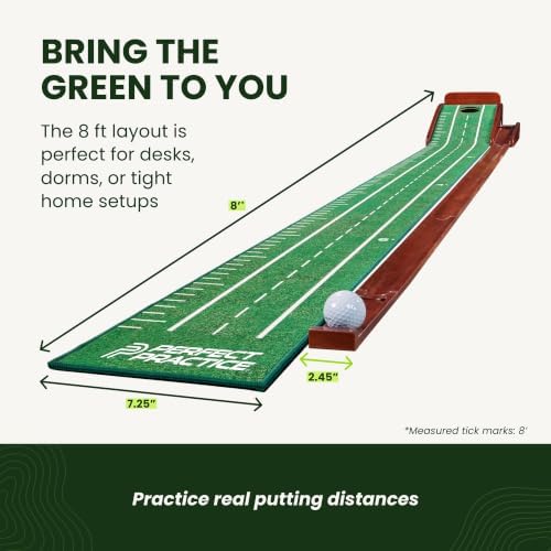 Perfect Practice Compact & Portable 8' Putting Mat - Image 3