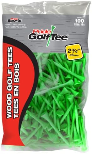 Pride Golf Tee, 2-3/4 inch Deluxe Tee by PrideGolfTee