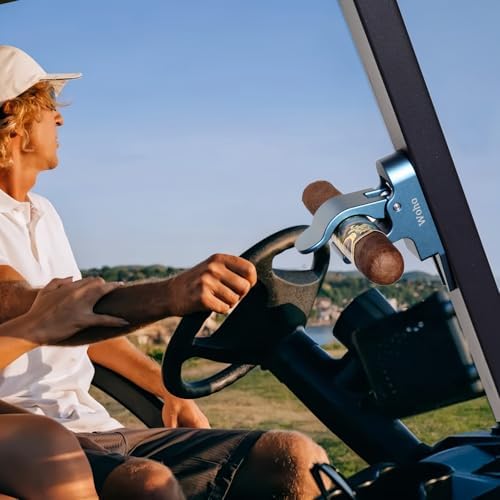 Woho Magnetic Cigar Holder for Golf Cart, Aluminum Alloy Golf Cigar Holder - Image 2