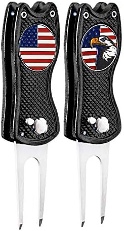 FINGER TEN Golf Divot Repair Tool & Ball Marker by FINGERTENSport
