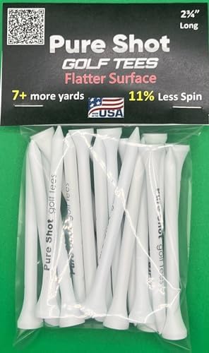 7 More Yards! Pure Shot Golf Tees 2-3/4" Long - Image 2