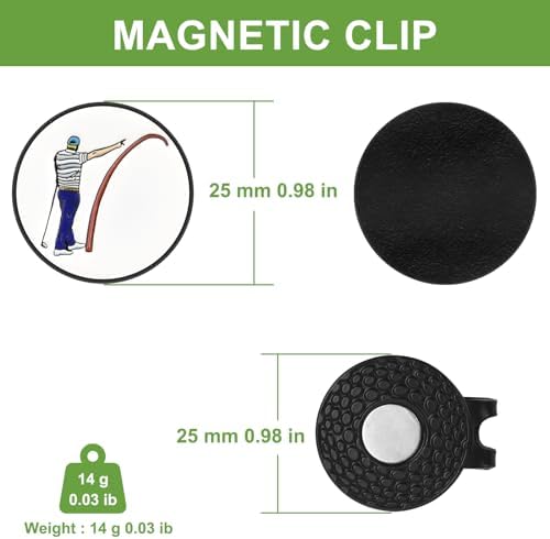 ZZHAO Golf Ball Marker with Magnetic Hat Clip, Funny Golf Accessories, Golf - Image 4