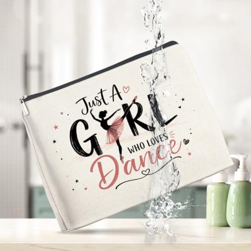 YeleY Dance Makeup Bag, Just A Girl Who Loves Dance Cosmetic Pouch - Image 7