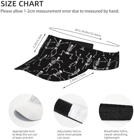 Sports Sun Visor Hats Adjustable Men Women Lightweight Packable Cooling Empty - Image 4