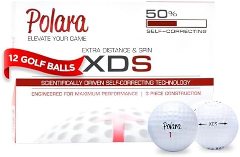 Polara Self-Correcting Golf Balls, Soft Feel, Straighter Flight by Polara