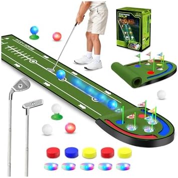 VATOS Upgraded Golf Putting Mat Indoor by VATOS
