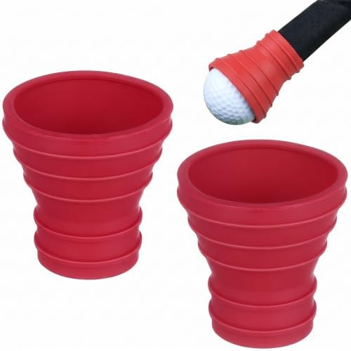 2pcs Golf Ball Retriever Suction Cup by Toyvian