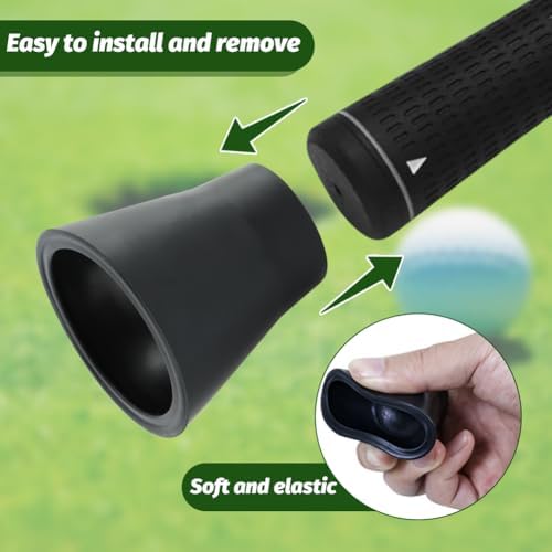 5 Pack Golf Ball Retriever, Rubber Golf Ball Picker Upper - Image 3