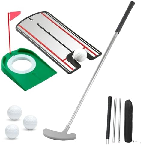 Golf Putting Practice Set, Detachable 2 Way Putter by Unknown