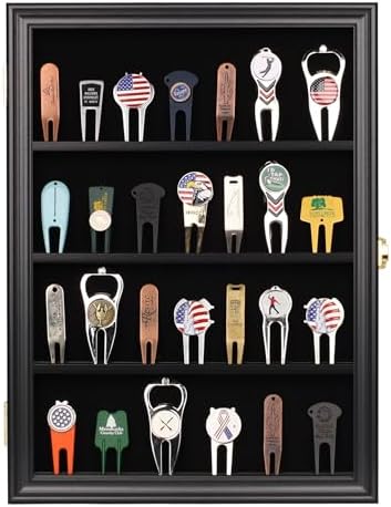 Golf Ball Divot Tool Display Case Wall Cabinet 16.9 X 12.5 Frame - Image 4