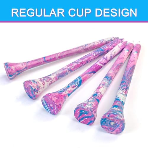 MYKUJA Wood Golf Tees 3-1/4, 2-3/4 inch Golf Tees 100 Pack, Highly Bright - Image 2