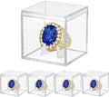 Championship Ring Display Case 5pcs Clear Acrylic Plastic Baseball Display Case by Waenerec