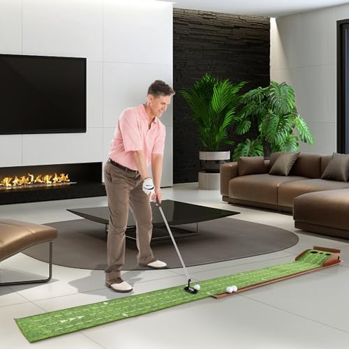 Golf Putting Green, 10 FT Portable Golf Putting Mat - Image 2