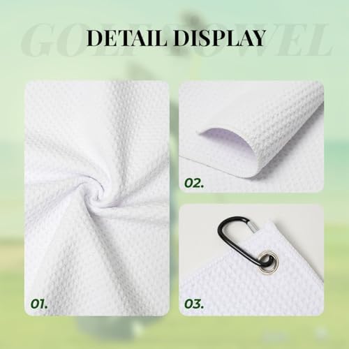 Red Rose Golf Towel Microfiber - Image 4