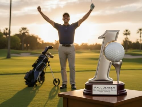 Hole in One Golf Trophy - Image 3