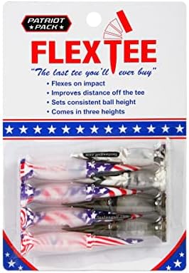 FlexTee Flexible Golf Tees 8 Pack by FLEXTEE