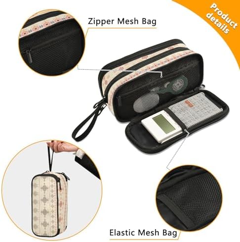 ZAZYXTJ Western Aztec Pencil Case Large Capacity Pencil Pouch - Image 2